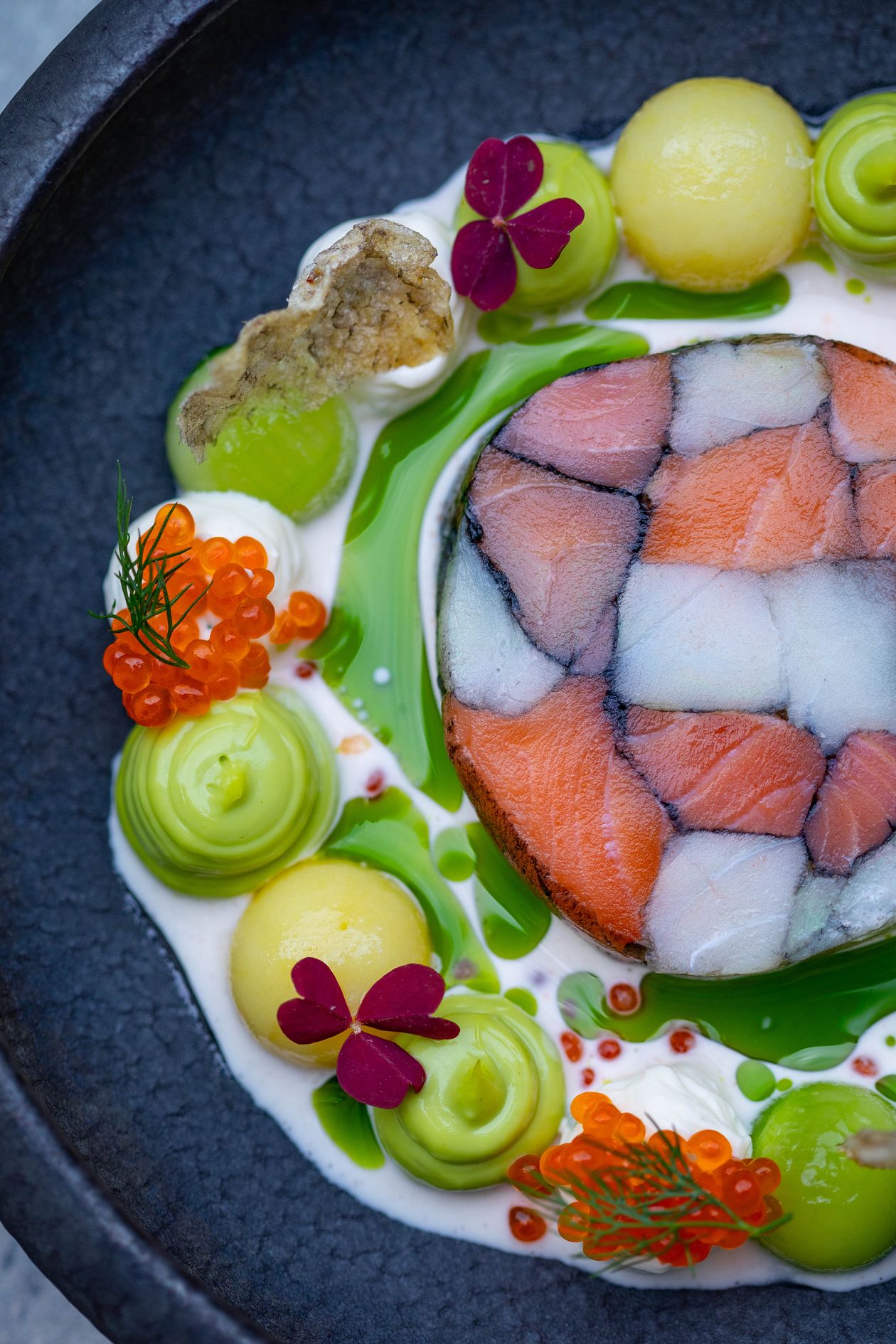 Plated fine-dining dish at a GTA restaurant